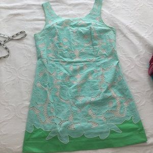 LILLY PULITZER Floral Lace Dress